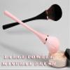 AKOAK 1 Pack Large Powder Mineral Brush, Kabuki Makeup Brush, Soft Nail Brush and Blush Brush, Daily Makeup Professional Loose Brush (Black, Round Head) view 3