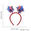 AIUPUOC 4th of July Headbands Independence Day Headband Patriotic Hair Accessories Hair Bands Fourth of July Outfits Hair Decorations USA Flag Star Head Bopper Hair Supplies 1Pcs view 2