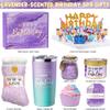 Birthday Gifts for Women Friendship, Lavender Relaxing Spa Gifts Basket Set for Women, Self Care Gifts Unique Happy Birthday Gifts Idea for Mom Her Best Friends Sister Wife Girlfriend Coworker Teacher view 3
