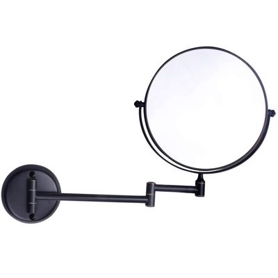 AMHIL Light up Life& Wall Mounted Makeup Mirrors Magnifying Extend Sturdy Double Sided Adjustable Cosmetic Mirror Bathroom Shaving Vanity Mirror (Color : 10x, Size : 6inch)