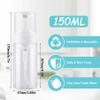 2PCS 150ml/5oz Empty Clear Plastic Foam Pump Bottles Foaming Dispenser Refillable Travel Toiletry Hand Wash Facial Cleanser Shampoo Cosmetic Container Storage Portable Foaming Bottles view 2