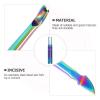 FOMIYES 2pcs Stainless Steel Cuticle Remover Pusher for Nail Care Professional Dual-sided Manicure Tool for Home Salon Use Compact Design for Easy Handling view 2