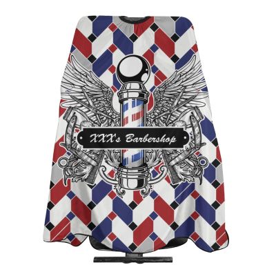 Custom Barber Cape Hairdresser Cape, Add Your Photo Text Logo Personalized Barber Salon Cape for Men, Customized Hair Cutting Cape for Home Salon Barbershop