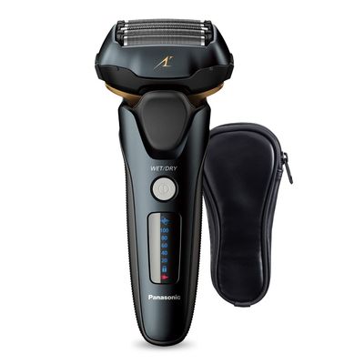 Panasonic ARC5 Electric Razor for Men with Pop-up Trimmer, Wet Dry 5-Blade Electric Shaver with Intelligent Shave Sensor and 16D Flexible Pivoting Head - ES-LV67-K (Black) (Renewed)
