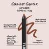 The Lip Bar - Lip Liner, Straight Shooter (Medium Brown) - High Pigment & Super Creamy - Smudge Proof & Water Resistant - Jojoba Oil, Aloe Vera, Coconut Oil, Vitamin E - Vegan & Cruelty Free - .042 oz view 2