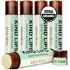 Kind Lips Organic Mint Mint Lip Balm 5-Pack  Extra Minty, Cooling Peppermint Lip Care for Dry, Chapped Lips  100% Natural, Clean, Gluten-Free, Grain-Free  Made in USA  Family Value chapstick Set view 1