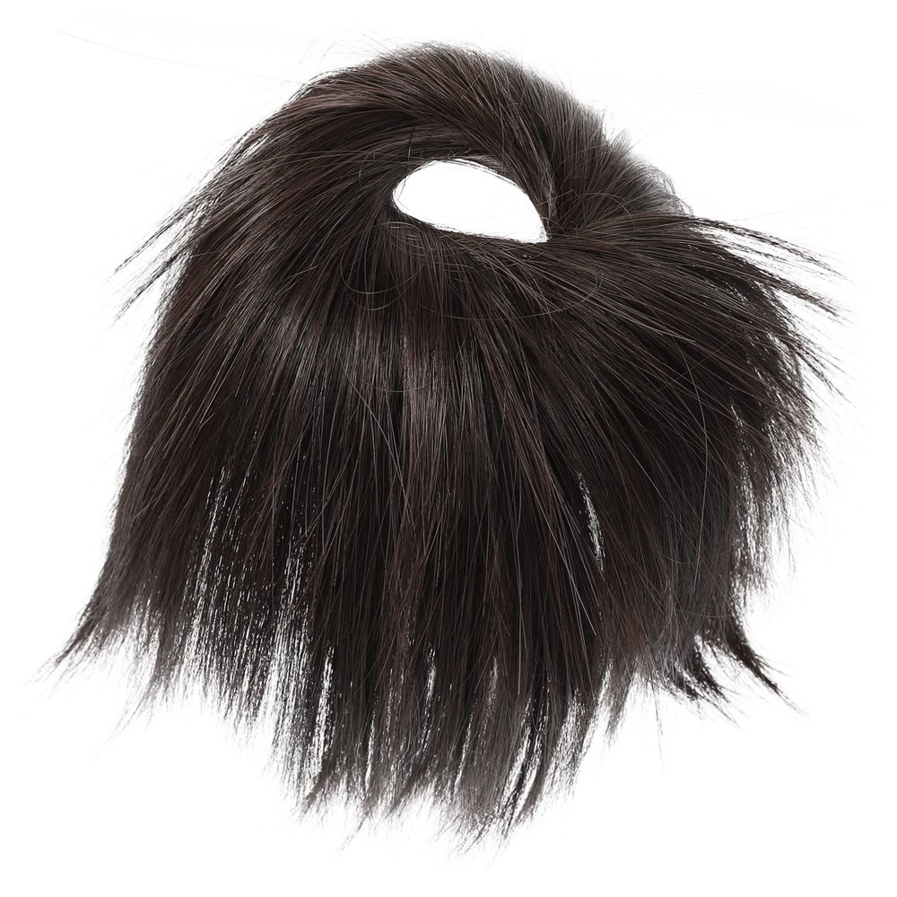 Beavorty Messy Bun Hair Piece for Women Curly Wavy Hair Bun Extensions for Daily Wear and Special Occasions Brown Black Easy to Use Updo Tool