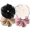 FRCOLOR 4pcs Extra Elastic Hair Scrunchies for Women Girls Stylish Ponytail Holders for Daily Wear Parties Special Occasions view 1