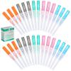 50Pcs Piercing Needles 14g 16g 18g 20g 22g IV Catheter Needles for Ear Nose Lip Tongue Belly Nipple Cartilage Piercings Disposable Stainless Steel Hollow Body Piercing Needles Tool view 1