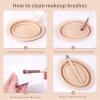 Foldable Silicone Makeup Brush Cleaner Bowl MSQ Makeup Brush Cleaning Mat Portable Cleaning Tool for Brushes, Powder Puffs and Sponges view 4