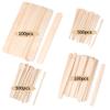 1200Pcs Waxing Sticks - 4 Style Assorted Wood Wax Sticks for Body Face Hair Removal, Eyebrow Lip Nose Small Waxing Applicator Sticks, Wax Spatula Applicator Wooden Craft Sticks view 2