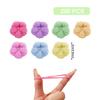 200 PCS Girl's Flower Hair Elastic Bands, Multicolor Mini Hair Bands Seamless Ponytail Holder Tiny Rubber Bands Hair Bobbles Toddler Hair Accessories for Girls view 2