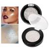 Afflano Shimmery White Glitter Eyeshadow, Highly Pigmented Single White Eyeshadow Sparkly Eye Makeup, Long Lasting Holographic White Eyes Highlighter Makeup, Cruelty Free,Talc Free, 1A view 4