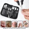 Ingrown Toenail Clippers, Upgraded 11Pcs/set Nail Treatment Foot Tool Kit, Pedicure Knife Nail Lifter Cutter Cuticle Manicure Kit Foot Care Toe Nail File for Podiatrist Ingrown Seniors Adult view 3