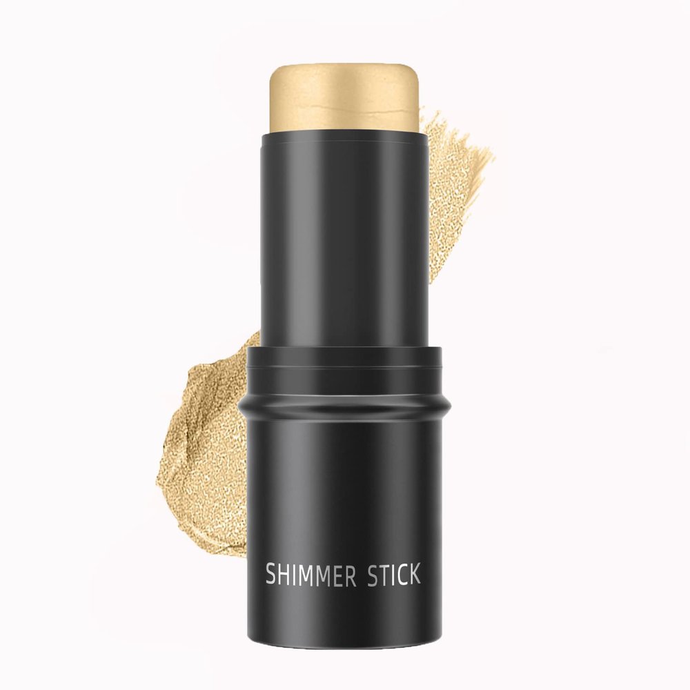 Lovelycat Cosmetics Stick Set 1 Pack Makeup Sticks for Lips Cheeks Contour Shimmer Highlighter Stick Moisturizer Stick Blush Stick for Older Women Mature Skin Face Makeup (02 Strobe)
