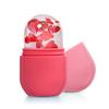 Avonex Ice Cube Face Roller, Eyes and Neck, Brighten Skin & Enhance Your Natural Glow, Reusable Facial Treatment, Ice Cube Roller to Tighten Skin & De-Puff The Eye Area, Mini and Cute Size (Pink) view 1