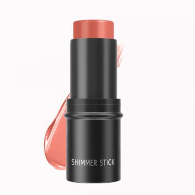 Lovelycat Cosmetics Stick Set 1 Pack Makeup Sticks for Lips Cheeks Contour Shimmer Highlighter Stick Moisturizer Stick Blush Stick for Older Women Mature Skin Face Makeup (06 Coral)