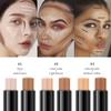 Lovelycat Highlighter Stick Contouring Stick Concealer Contou Dual 2 in 1 Makeup Concealer Contour Cream Set Lasting Contouring Makeup Set (01:Lvory + Dark Brown) view 2