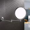 AMHIL Wall Mounted Makeup Mirrors Magnifying Extend Sturdy Adjustable Shaving Cosmetic Mirror Bathroom Vanity Mirrors (Color : 10x) view 2