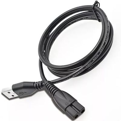 Kircuit 2Pin USB Charging Cord Compatible with Meridian Electric Below-The-Belt Trimmer Built for Men Effortlessly Trim Pesky Hair Waterproof Groin & Body Shaver Battery Power Supply Charger Cable