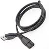 Kircuit 2Pin USB Charging Cord Compatible with Meridian Electric Below-The-Belt Trimmer Built for Men Effortlessly Trim Pesky Hair Waterproof Groin & Body Shaver Battery Power Supply Charger Cable view 1