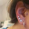 Ear Piercings Kits, Painless Ear Piercing Kits, Easy to Use Ear Piercing Gun Kits with 3mm 4mm 5mm Silver Piercing Earrings Studs (4mm) view 3