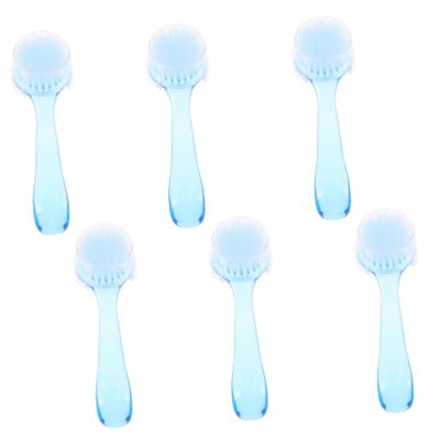 FOMIYES 6pcs Nail Cleaning Brush Cover Practical Manicure Tool for Fingernail Dust Removal Compact Design for Home Salon Use Comfortable Grip