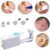 Ear Piercings Kits, Painless Ear Piercing Kits, Easy to Use Ear Piercing Gun Kits with 3mm 4mm 5mm Silver Piercing Earrings Studs (5mm) view 4