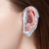 200PCS Clear Disposable Ear Protectors, Waterproof Ear Protectors for Bathing, Hair Colouring and Beauty Treatments view 1