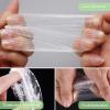 200PCS Clear Disposable Ear Protectors, Waterproof Ear Protectors for Bathing, Hair Colouring and Beauty Treatments view 4
