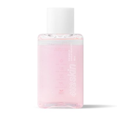 4u2 Eye and Lip Makeup Remover - effectively remove waterproof makeup while leaving skin clean, soft, and moisturized