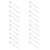 Beavorty 60pcs Disposable Nasal Hair Applicators Safe Pp Nose Hair Removal Sticks for Precise Removal in Nostril Eyebrow and Bikini Areas Clean and User-friendly Wands view 1