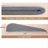 CC Lux Microfiber Hair Towel (Gray) view 3