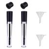 3 Pcs 7.5ml Refillable Eyelash Serum Bottles Clear Mascara Tubes Eyebrow Brush Tube Eyelash Cream Container Vials with Eyelash Wand Mini Funnels and Leak Stoppers view 4
