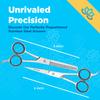 Equinox Professional Hair Cutting Scissors Set - Blending Shears for Hair Cutting Set includes Rat Tail Comb - 6.5 - Barber Scissors Kit for Men and Women - Blending Scissors for Cutting Hair view 4