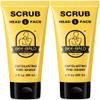 Bee Bald SCRUB Exfoliating Pre-Shave Provides a Deep Clean & removes pore clogging dirt, oil & dry, flaky skin. Prepares Your Skin for a Super Close Shave, 3 Fl Oz (Pack of 2) view 1
