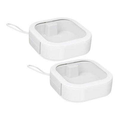 Beavorty 2pcs Hair Tie Organizers Portable Storage Box for Hair Accessories Compact and Lightweight Tpe Material for Travel and Home Use Neat and Tidy