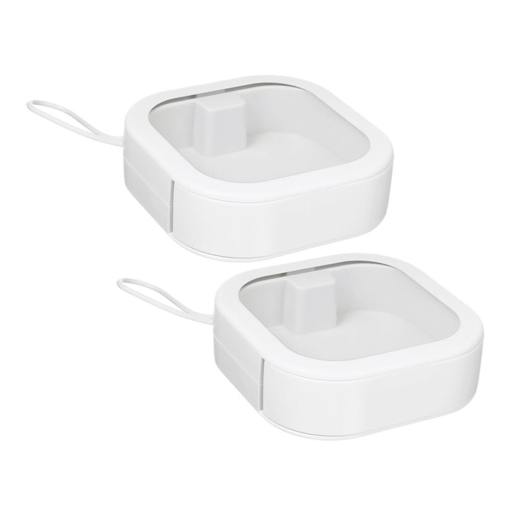 Beavorty 2pcs Hair Tie Organizers Portable Storage Box for Hair Accessories Compact and Lightweight Tpe Material for Travel and Home Use Neat and Tidy