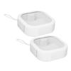 Beavorty 2pcs Hair Tie Organizers Portable Storage Box for Hair Accessories Compact and Lightweight Tpe Material for Travel and Home Use Neat and Tidy view 1