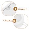 Beavorty 2pcs Hair Tie Organizers Portable Storage Box for Hair Accessories Compact and Lightweight Tpe Material for Travel and Home Use Neat and Tidy view 3