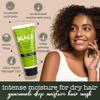 SAUCE BEAUTY Deep Conditioning Hair Mask (3.4 Fl Oz) Guacamole Whip Hair Mask for Damaged Hair & Frizz Control with Avocado, Honey, Monoi & Argan Oil, All Hair Types view 2
