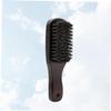 FRCOLOR 2pcs Beard Brush for Men Beard Comb Brush Natural Bristle Boars Hair Portable view 3