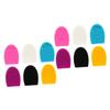 FRCOLOR 12pcs Silicone Makeup Brush Mat Brush Cleaning Tool for Efficient Washing Multi-color Design for Salon and Home Use view 1