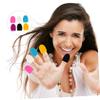 FRCOLOR 12pcs Silicone Makeup Brush Mat Brush Cleaning Tool for Efficient Washing Multi-color Design for Salon and Home Use view 3