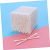 FRCOLOR 400pcs Double-tipped Makeup Cotton Swabs Natural Cotton Multifunctional Swabs for Eye Shadow Lipstick Nail Polish Safe Portable Box view 3