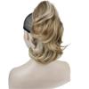 12" Dual Use Curly Styled Clip In Claw Ponytailtail Hair Extension Synthetic Hairpiece With A Jaw/Claw Clip H16-613 12inches view 1