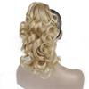 12" Curly Synthetic Clip In Claw Ponytailtail Hair Extension Synthetic Hairpiece AB607 12inches view 2