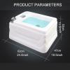 Acrliy Foot Bucket Massager Foot Soaking Bath Basin Feet Washing Salon Footbath Sink Pedicure Sink Stress Relief for Fatigue and Tired Feet for Dry Cracked Feet for Women and Men (Size : Bath+pedicur view 2