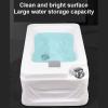 Acrliy Foot Bucket Massager Foot Soaking Bath Basin Feet Washing Salon Footbath Sink Pedicure Sink Stress Relief for Fatigue and Tired Feet for Dry Cracked Feet for Women and Men (Size : Bath+pedicur view 4