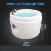 AMEERR Pedicure Foot Spa Foot Soaker Round Footbath Hot and Cold Adjustment Salon Massage Equipment Basin Sturdy Durable Acrylic Foot Bath Used in Beauty Salons and Nail Salons (Size : Bath) view 4